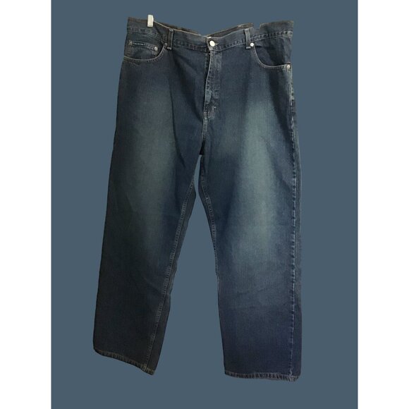 CALVIN KLEIN - MEDIUM WASH STRAIGHT LEG COTTON MEN'S JEANS SIZE 40X30 - Picture 1 of 6